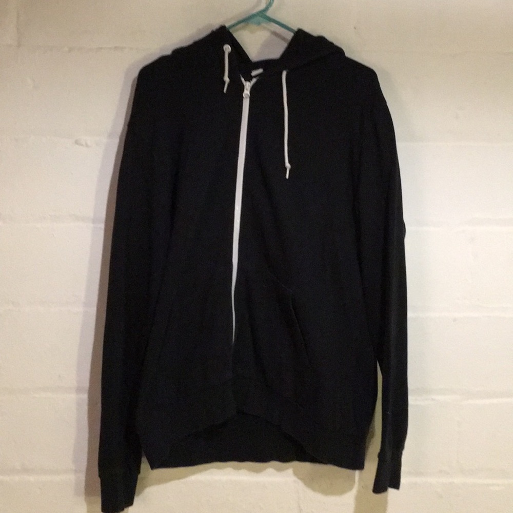 Urban Outfitters Black Zip-Up Hoodie